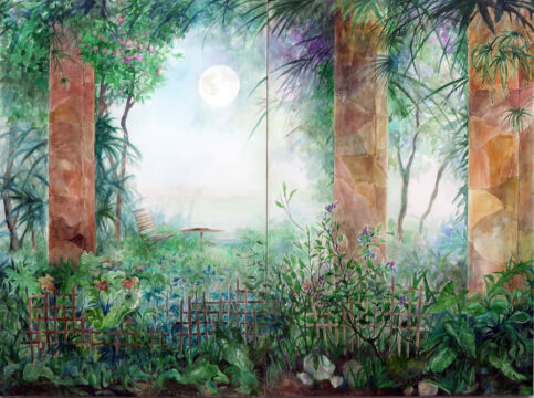 IMG_4632 のコピー 2021 白い月のある風景