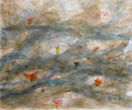 2024 古池に咲く