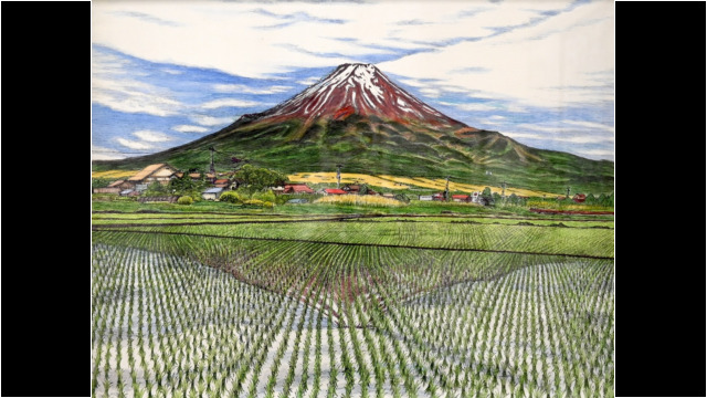 富士春景