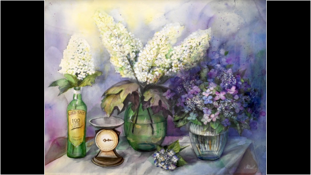 Oak-hydrangea