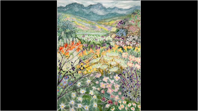 山のお花畑