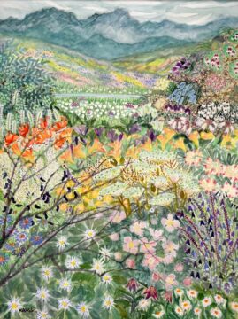 山のお花畑