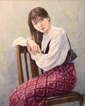 2025 赤いスカート